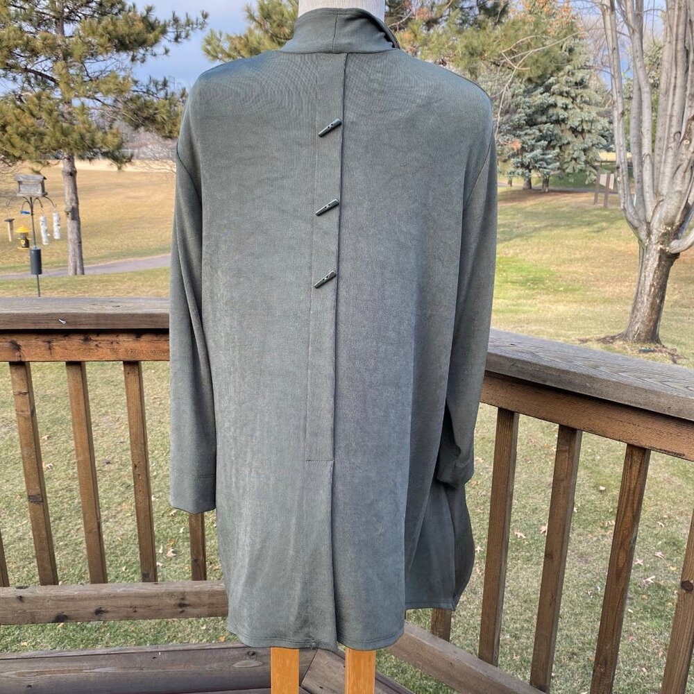 TRAVELERS CLASSIC Back Button Jacket sz 3 (US XL) w/ Tank sz 2 Cypress Fern NWT - Picture 6 of 12